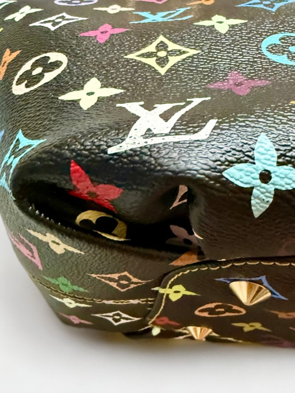 Louis Vuitton x Takashi Murakami Annie GM Handbag Multicolor Monogram - Picture 7 of 16